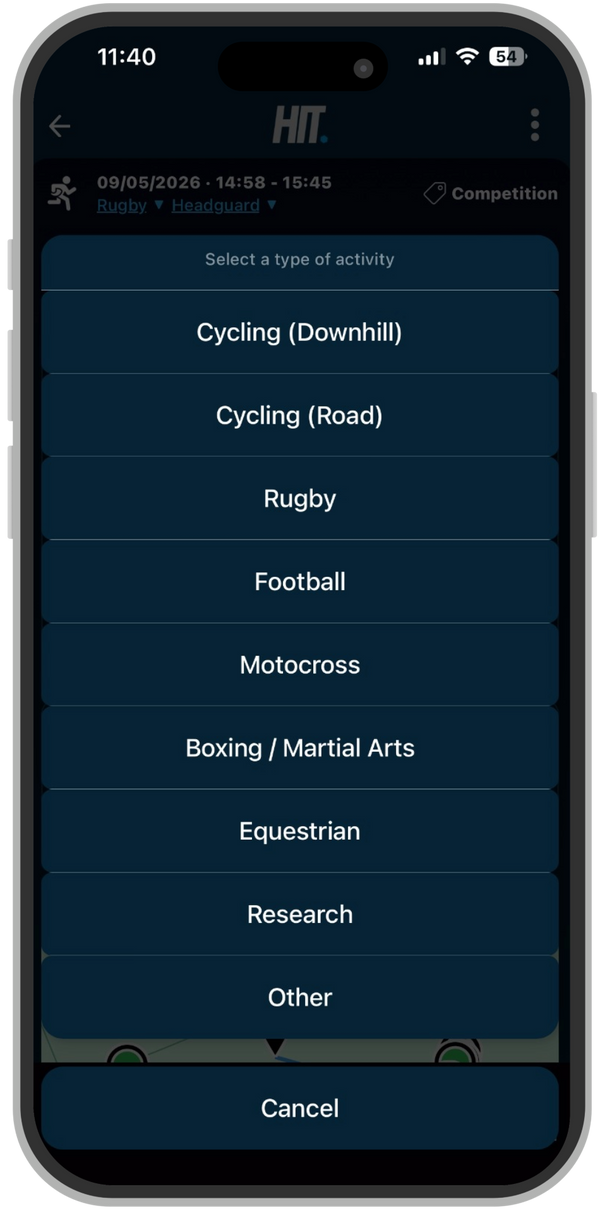 Activity & Mount Specific